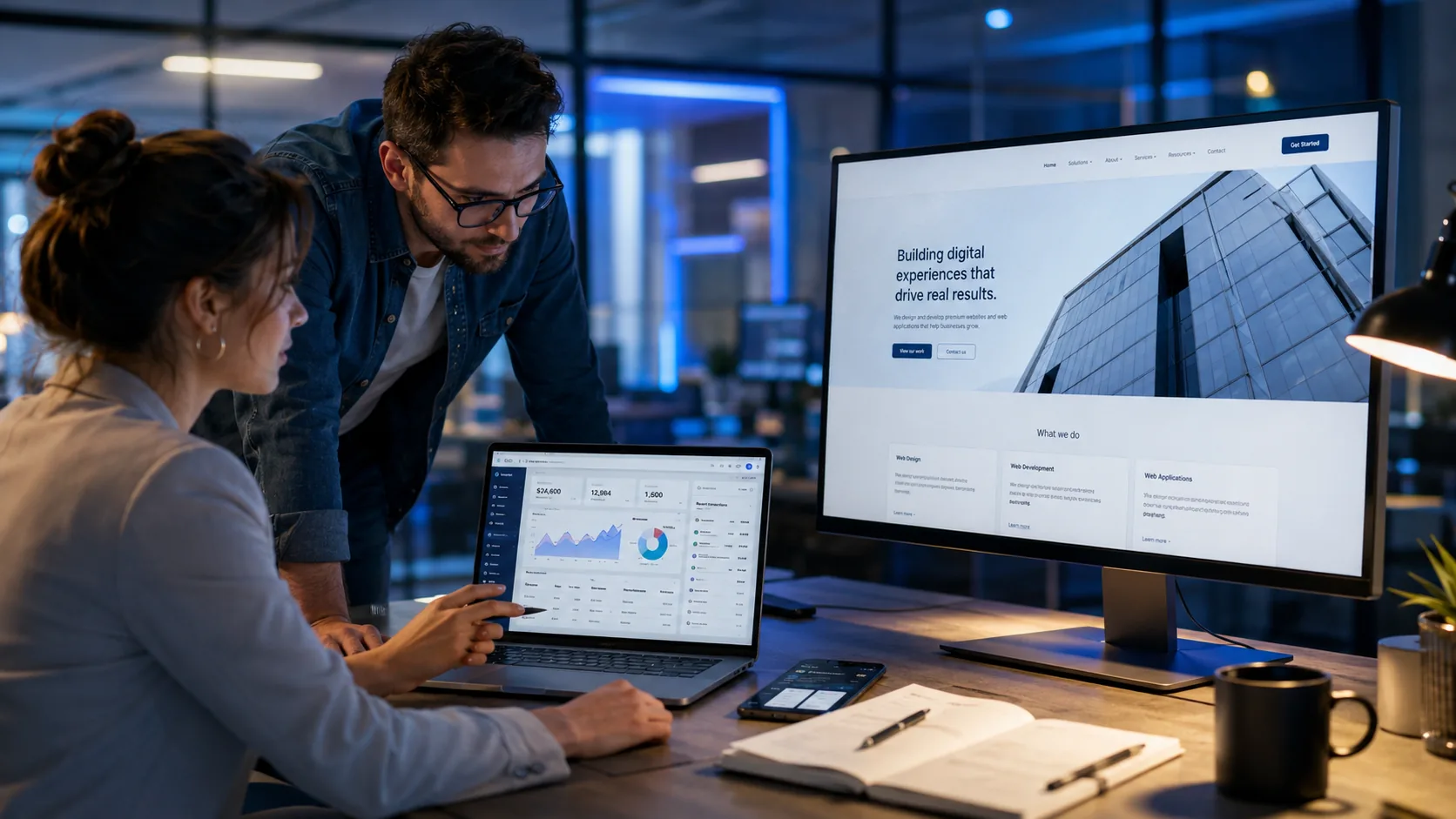 Premium website design and development